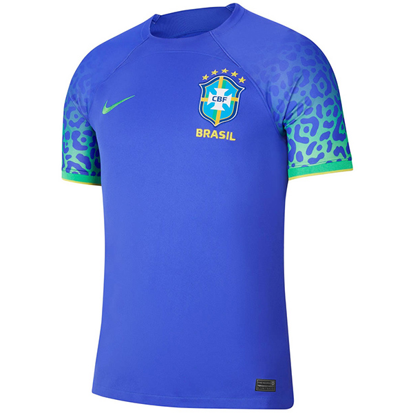 Brazil maglia da calcio da trasferta Brasile Maglia da calcio da uomo seconda maglia sportiva da calcio 2022